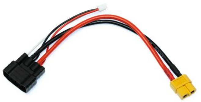 TRX 2S3S4s Lipo 배터리 충전 어댑터 케이블 XT60 Traxxas ID 수 밸런스 리드 와이어 14awg 150mm, TRX ID 2S to XT60, 1개