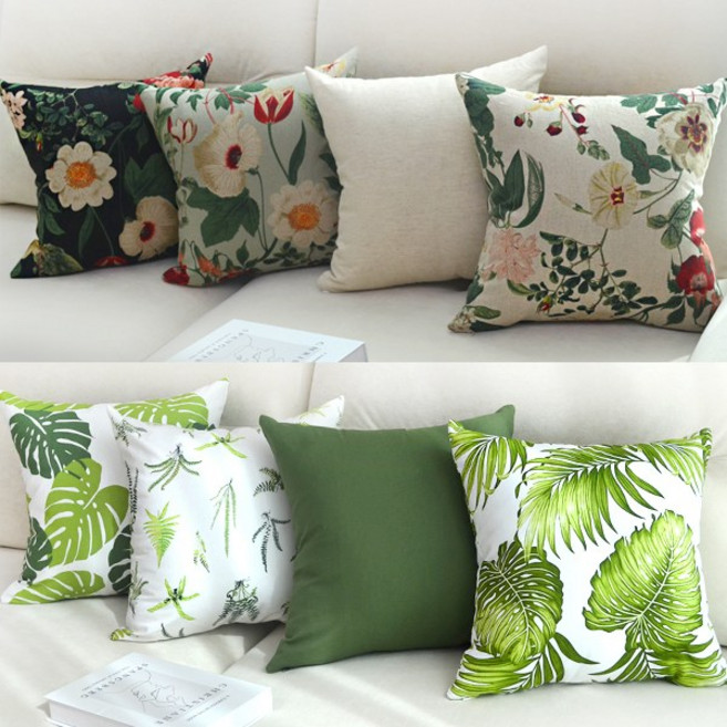 코튼데코 6종 플라워쿠션 쇼파쿠션 쿠션커버 북유럽 거실 인테리어, 07.의자쇼파용 방석솜만구매