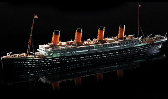 [선물완구]아카데미과학 MCP 1/700 타이타닉 LED 세트 R.M.S Titanic 14220, 1개