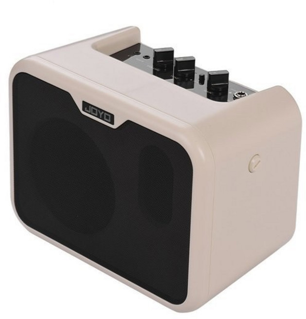 JOYO MA 10B MA10B 미니 휴대용 일렉트릭 베이스 앰프 스피커, MA10B 베이지, 1개