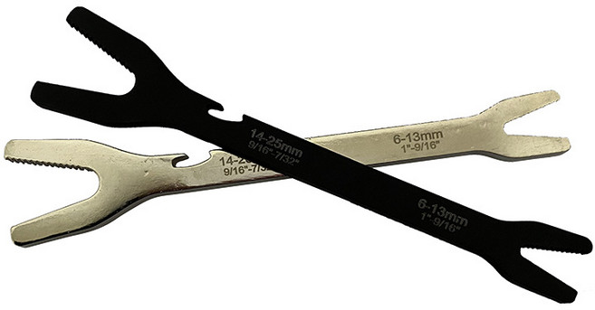 만능스패너 일상공감 멀티업 스패너 다용도 렌치 6MM-25MM, 은색, 1개