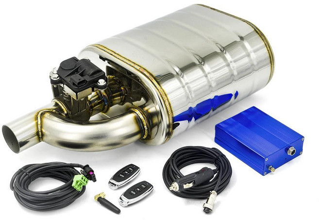 유니버셜 배기 머플러 전자식 밸브 컷아웃 리모컨 시스템, 4. 51MM Right control, 1개