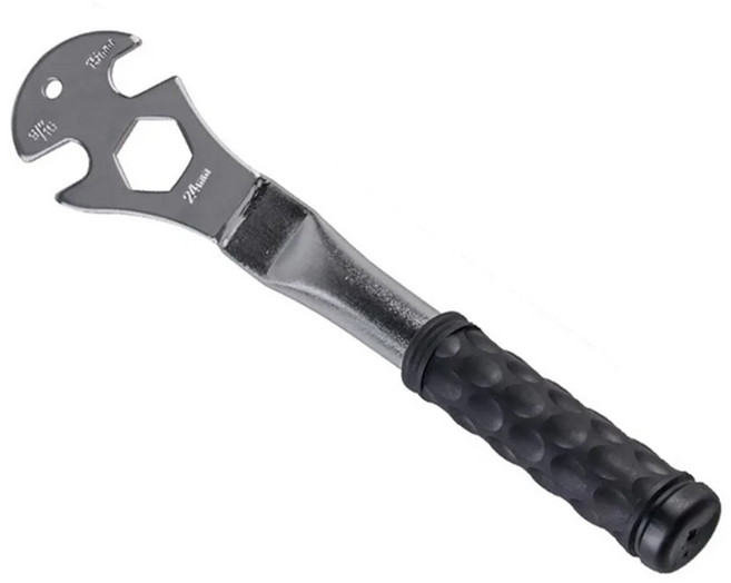 발통마켓 자전거 페달공구 렌치 페달교체 허브 콘 렌치 스페너 페달분해, 5개