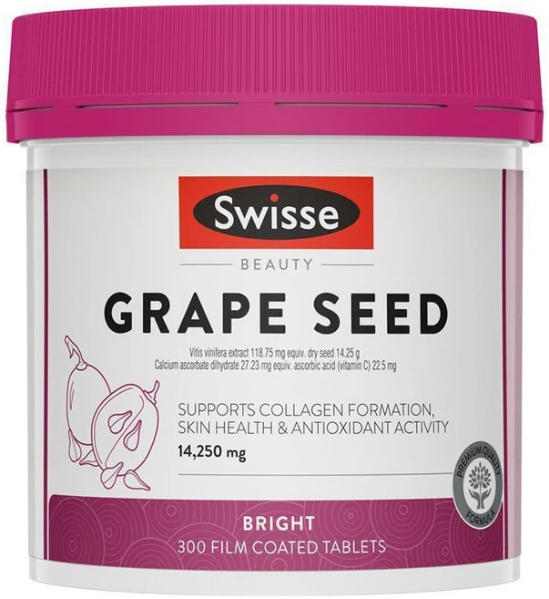 스위스 얼티부스트 그레이프 씨드 14250mg 타블렛 비건, 300정, 1개 - 쿠팡