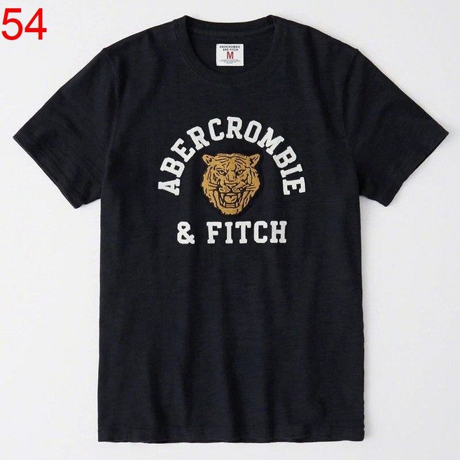 Abercrombie & Fitch AF 01【西寧鹿】男士短袖T恤 舒適透氣 展現個性時尚, 編號54 XS, 編號54 XS