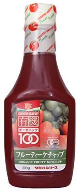 다카하시 소스 컨트리 허베스트 유기농 프루티 케첩 300g, 1개