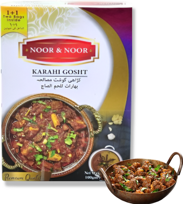 Noor & noor Karahi Gosht 카라히 고쉬트 마샬라, 1개, 100g