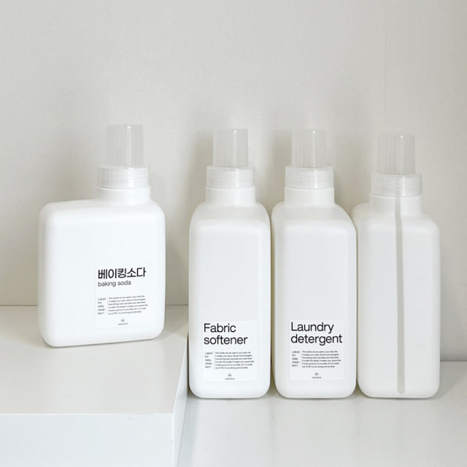 뉴앤룩 밀리세제용기 3개입, 1세트, 400ml