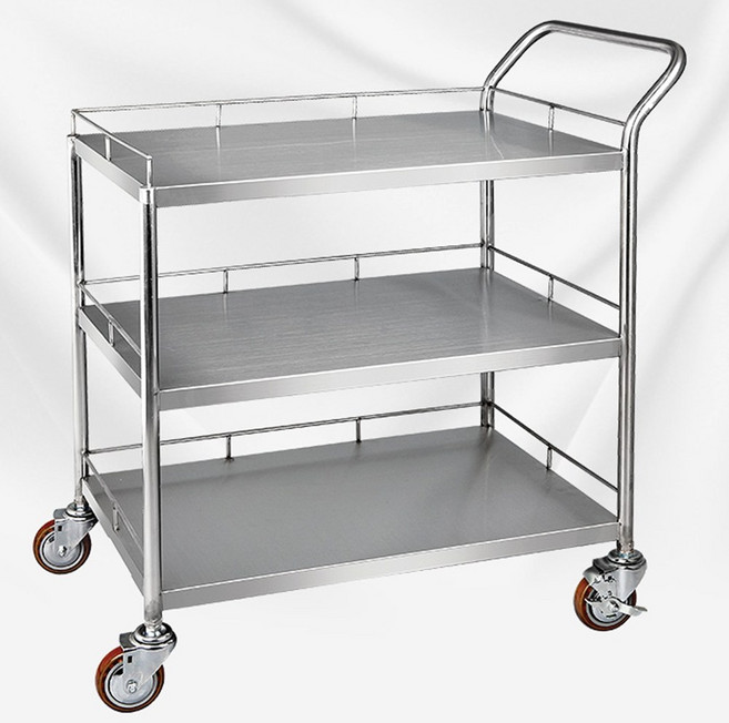 국산 3단 올스텐 환봉 서빙카트 식당 업소용 이동식카트 특대형 완제품, 1개