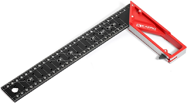 카프로 직각자 기억자 철자 스텐 재단 측정 목공 인테리어 354 300mm, 1개