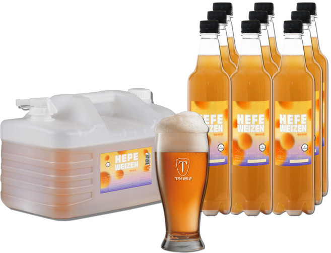 테라브루 수제맥주 밀키트 헤페 바이젠 8리터(바이젠 밀맥주), 1개, 8L