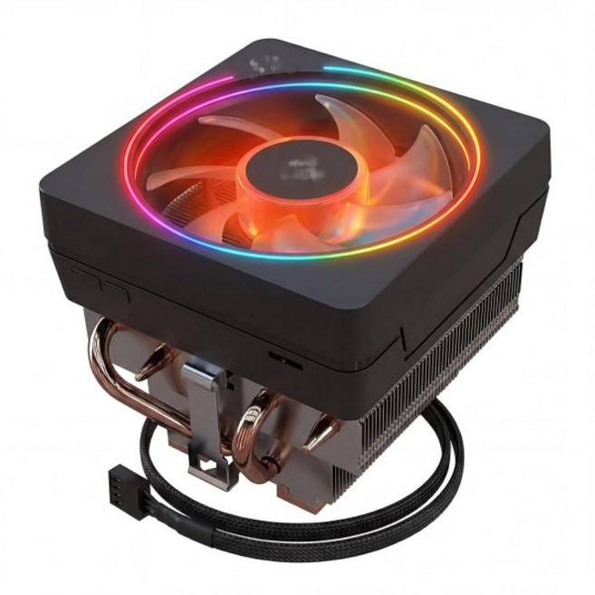 레이스 프리즘 CPU 쿨러 RGB LED 라이젠 7 팬 구리 코어 방열판 AMD AM4/AM5 소켓 1700X/1800X/5700X/5800X/6700X/7700X/7800X/
