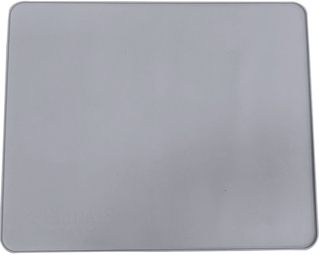 플리다스 착붙 실리콘 배변매트 논슬립 배변판 투명 대형, 그레이, 1개