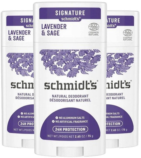 슈미츠 내추럴 데오도란트 라벤더 & 세이지 향, 3개, 75g - 쿠팡