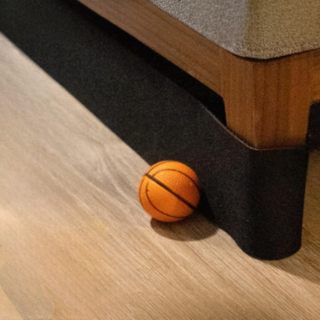 코지아워 벨크로형 틈새막이 쇼파 침대밑 가림막밴드, 1개, 블랙 5cm