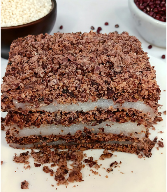 거북당 100%국산 팥 사용 찰팥시루 팥찰떡 팥찰편 개업떡 이사떡 고사떡 오픈떡 3켜 제사편 사이즈 개별포장 가능, 1세트, 1.2kg