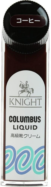 Columbus 콜럼버스 나이트 리퀴드 크림 블랙 가죽구두용 광택 보습 크리너, 커피