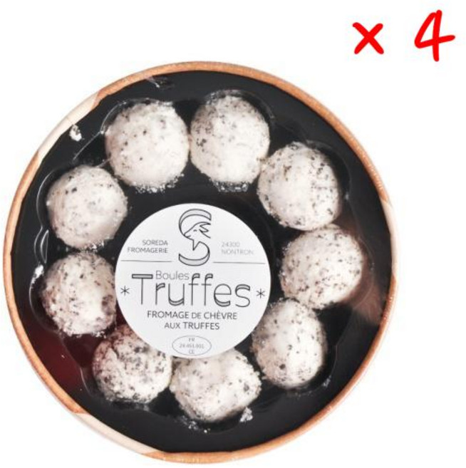 프로마제리 소레다 미니 고트 치즈 볼 트러플, 4개, 90g