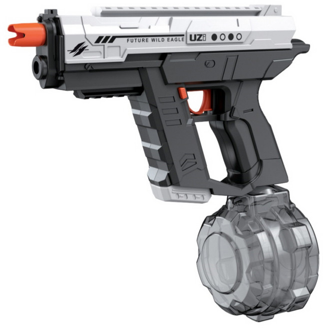 ZEN 전동 물총 물놀이 워터건 대용량, 블랙, 1개