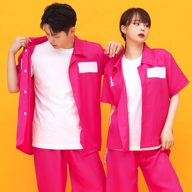 바이시스 죄수복상하세트 할로윈코스튬 졸업사진룩 할로윈의상 졸업사진의상