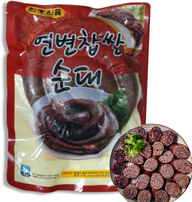 [신중국식품] 연변전통찹쌀순대450g. 순찹쌀.멥쌀순대, 450g, 1개