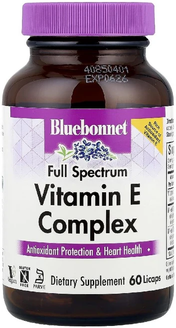 블루보넷 뉴트리션 비타민E 복합체 리캡 60정 - 쿠팡