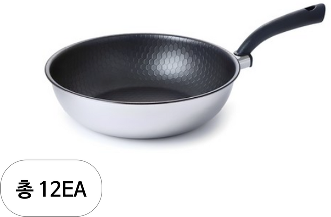 알텐바흐 헥사 통5중 스텐 궁중팬, 28cm, 12개