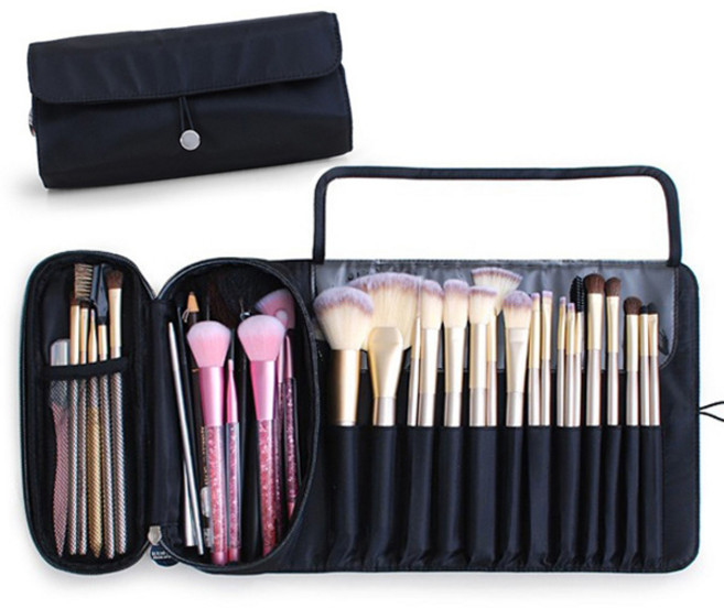 돌돌이파우치 메이크업 브러쉬 화장 대용량 여행용 롤백 케이스