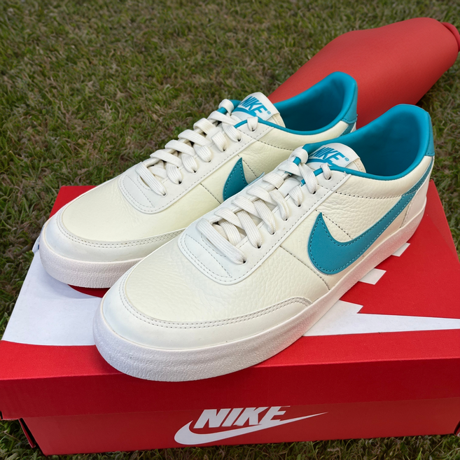 나이키 킬샷 2 레더 소프트 펄 더스티 캑터스 남성용 스니커즈 신발 운동화 데일리화