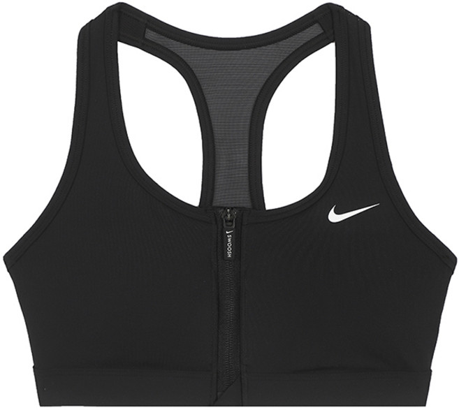 나이키 스포츠브라 미디엄 서포트 패드 스우시 프론트 지퍼