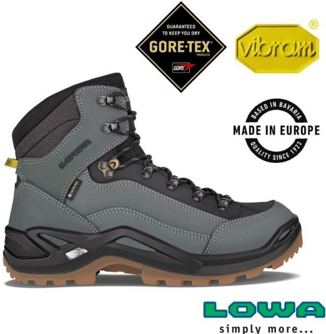 德國 LOWA GORE-TEX 防水中筒登山鞋 RENEGADE 男款
