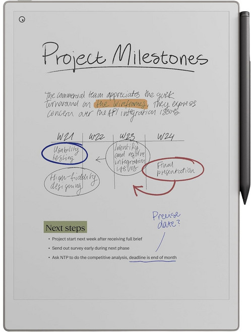 reMarkable Paper Pro 리마커블 페이퍼 프로 컬러 종이 느낌 필기 이북리더기, 기기+마커플러스, 1개