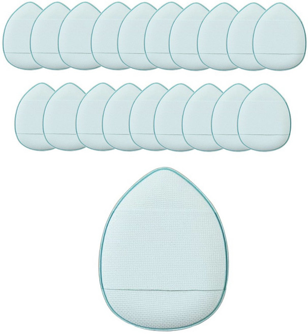 데일리프렌즈 미니 핑거 에어퍼프, 민트, 20개