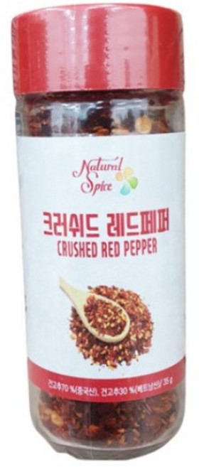 크러쉬드 레드페퍼 40g 고춧가루 매운 향신료, 35g, 1개