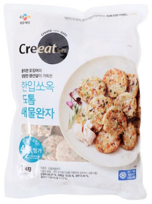 도톰 해물 완자 오징어 CJ 1KG, 1개
