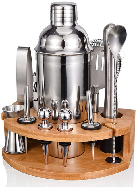 홈텐딩 올인원 칵테일 만들기 쉐이커세트 750ml 입문자 키트, 1개, 단품