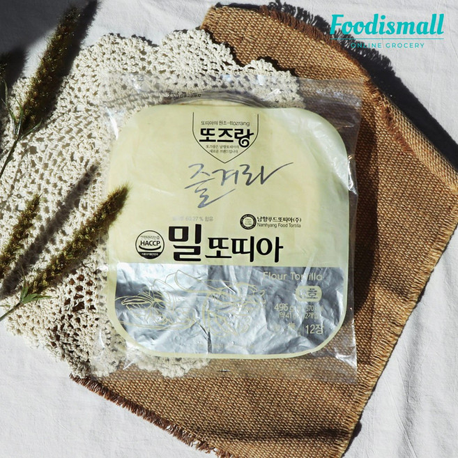 남향 밀 또띠아 8인치(약 21cm) 496g(12장), 496g, 1개