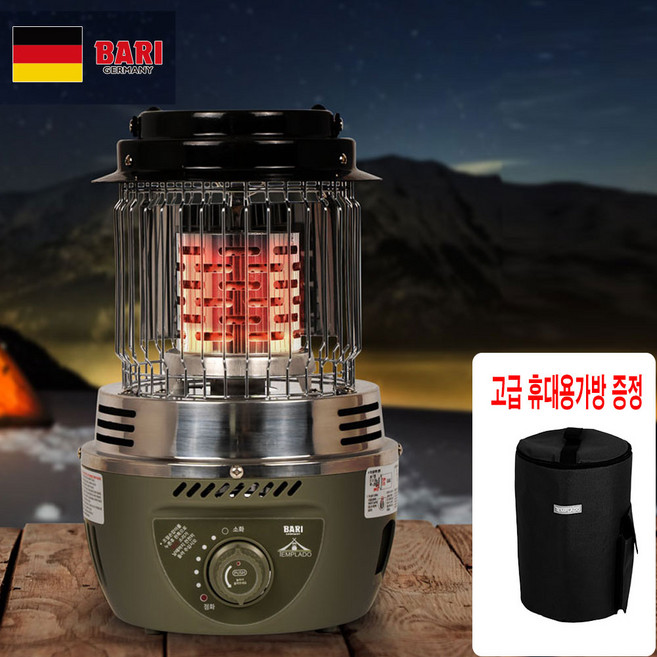 가스난로 부탄 캠핑용 미니히터 캠핑 난로 야외 낚시 휴대용 소형 차박 야외용 난방, 템프라도 부탄가스난로
