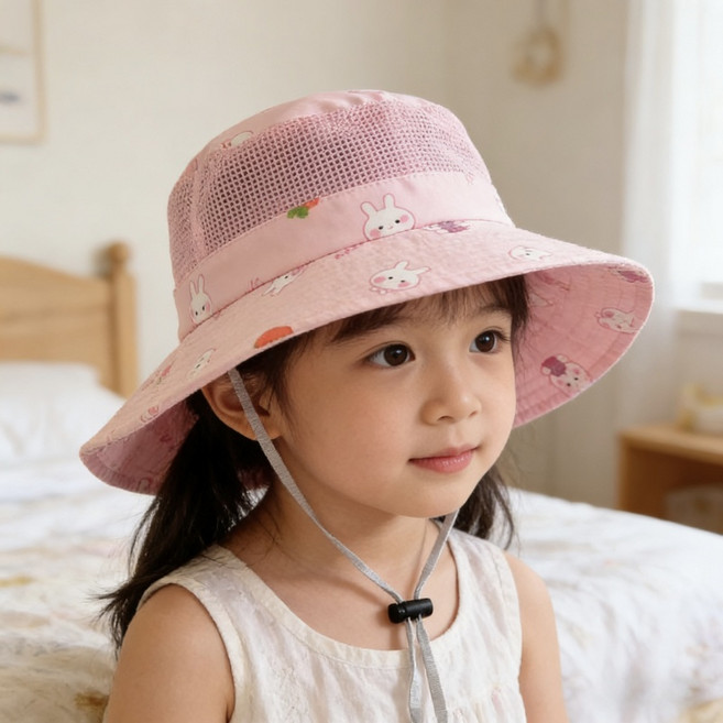 시월에인절 아동용 버키햇 벙거지 모자 여름 썬햇