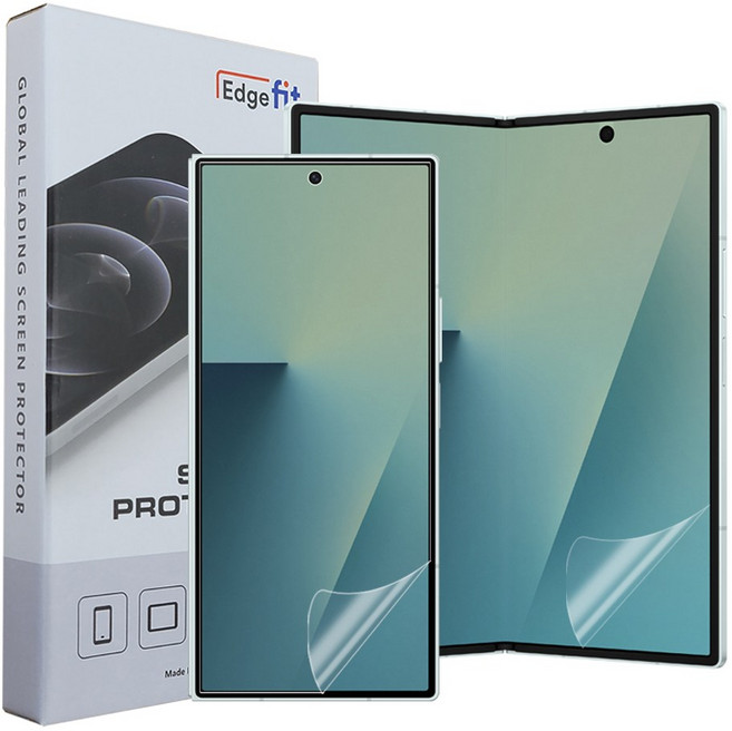엣지핏 갤럭시 Z 폴드 무광택 지문방지 액정보호필름 (전면+내부), 1개