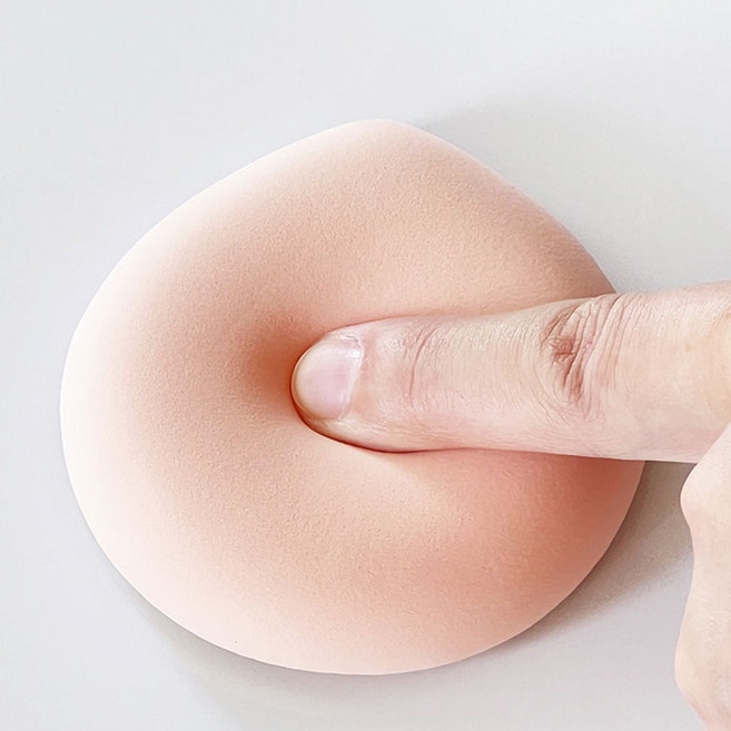 두꺼운 화장퍼프5p(7cm) 메이크업 화장쿠션 물방울모양