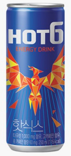 롯데칠성 핫식스, 250ml, 12개