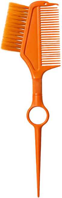 루시피 프로페셔널 스핀 염색솔 염색빗 오렌지, 1개