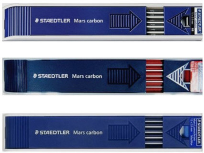 독일홀더펜 2.0mm 제도용품 수입펜 홀더펜 필기구/스테들러 홀더샤프, 독일홀더펜심-파랑