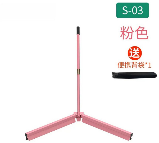 배드민턴 공 셔틀콕 밀대 배드민턴공 연습 수거기, C. 폴딩 타입S03 핑크