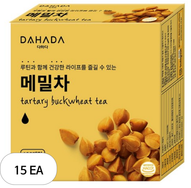 다하다 메밀차, 1.5g, 100개입, 15개