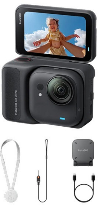 Insta360 GO 3 掌上運動攝影機, Black, Insta360 GO Ultra