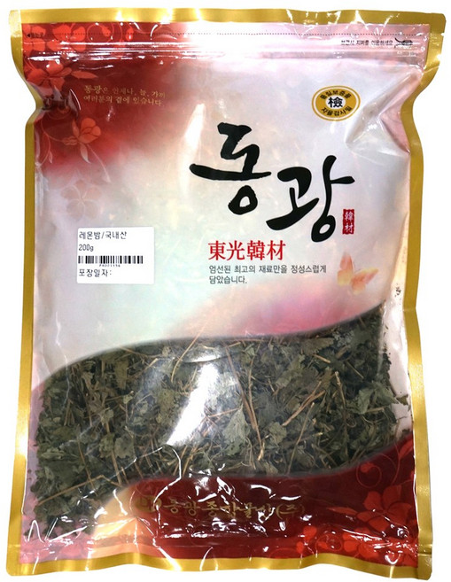 [동광한방몰] 레몬밤/국내산, 1개, 1개, 200g, 1개입