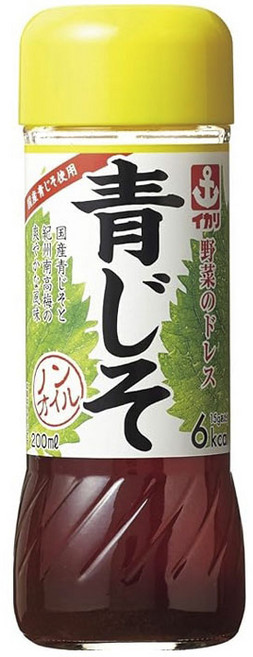 이카리 야채 드레싱 푸른 차조기, 1개, 200ml