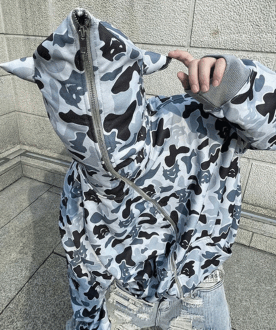노빌 풀집업 후드티셔츠(1color)